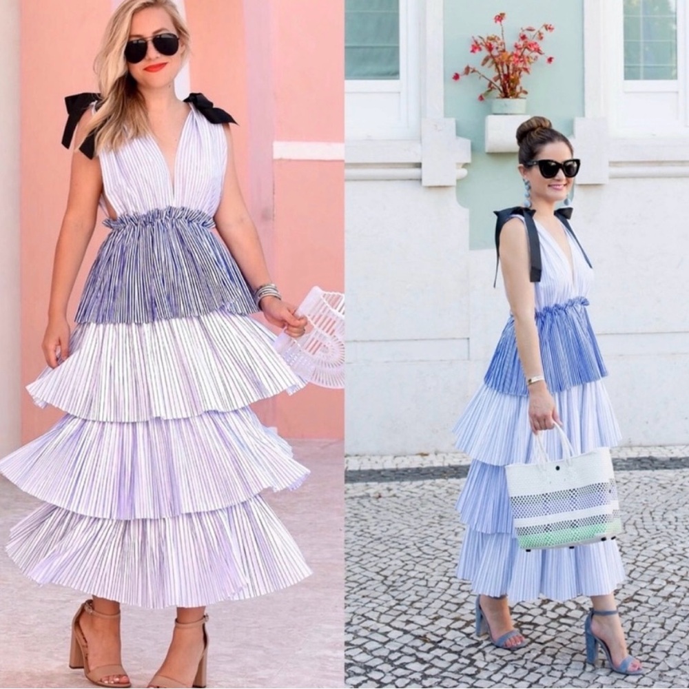 Free People X Style Mafia Keza Tiered Maxi Dress - NWT - Picture 4 of 7